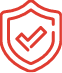 line icon of security badge